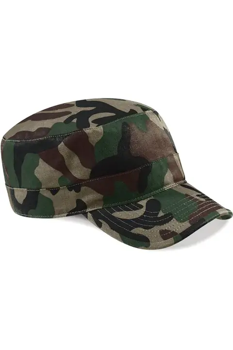 Beechfield B33 · Gorra cubana camuflaje
