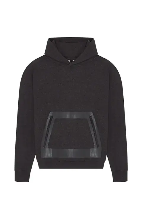 EarthPositive EP311 Vegan Leather Panel Hoodie