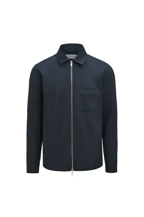 Harvest & Frost Modern Zip Overshirt