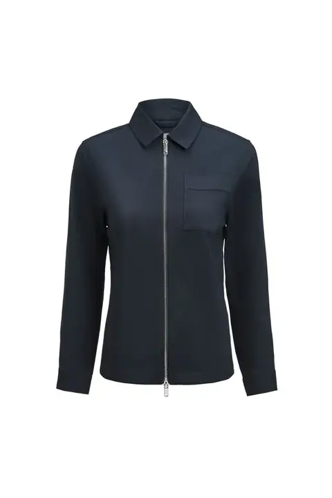Harvest & Frost Modern Zip Overshirt Woman