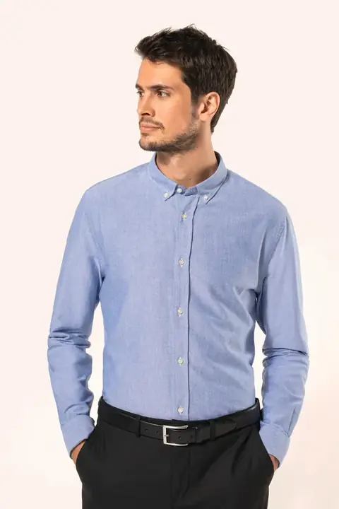 Kariban Premium PK503 · Camisa Oxford manga larga Hombre