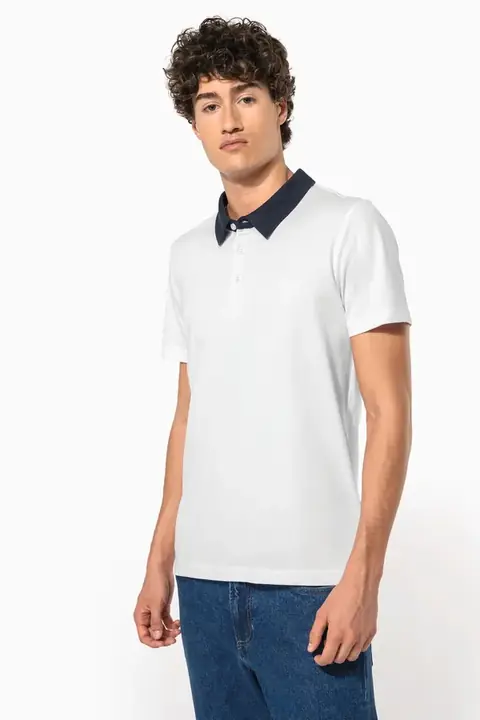Kariban K260 · Polo bicolor hombre