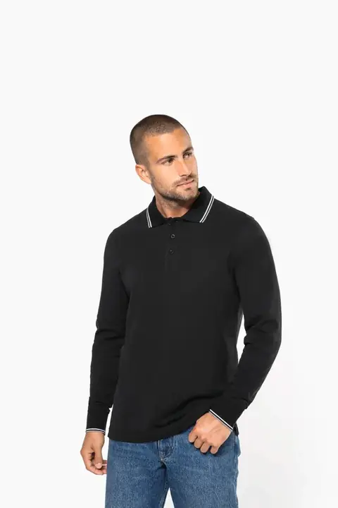 Kariban K280 · Polo piqué manga larga hombre