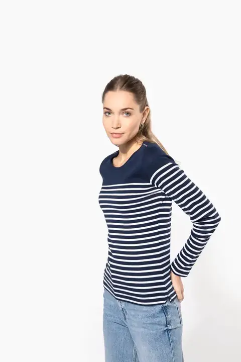 Kariban K386 · Camiseta marinera de manga larga Mujer