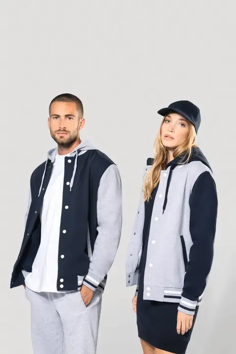 Kariban K4003 · Cazadora béisbol con capucha unisex