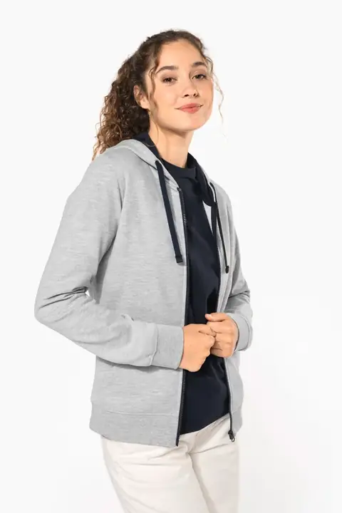 Kariban K467 · Sudadera con capucha y cremallera Mujer