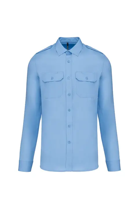 Kariban K505 · Camisa piloto manga larga hombre