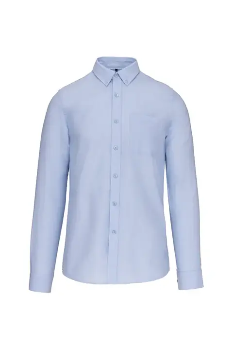 Kariban K516 · Camisa oxford lavada manga larga Hombre