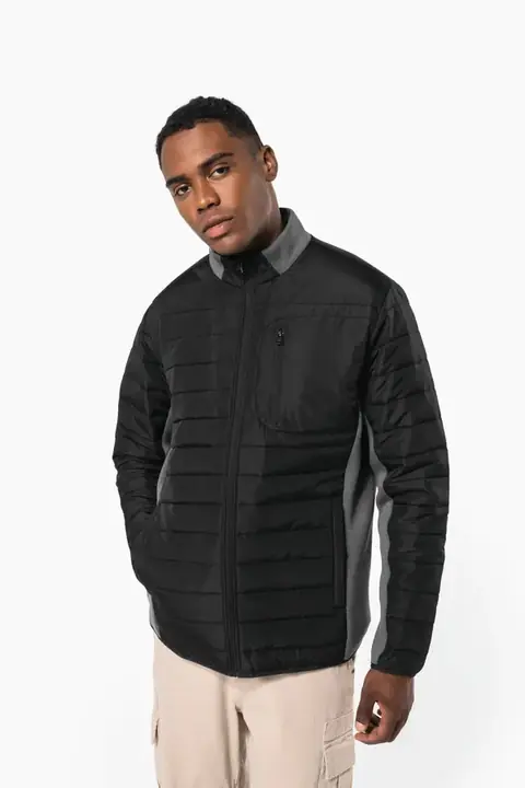 Kariban K6171 · Chaqueta acolchada bimaterial Hombre