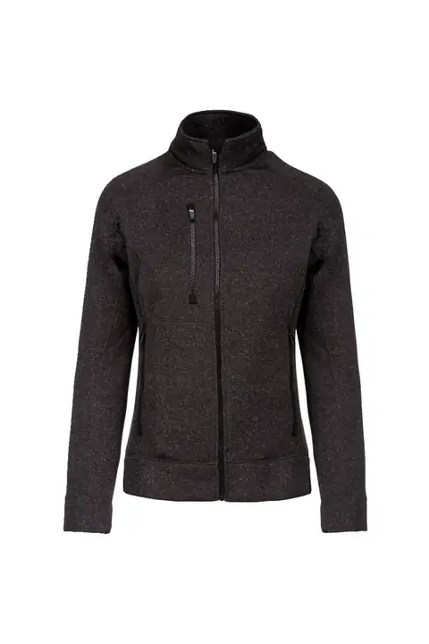Kariban K9107 · Chaqueta jaspeada con cremallera Mujer