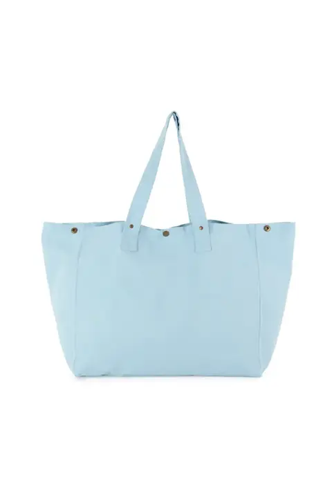 Kimood KI3208 · Bolsa shopper de algodón efecto lavado