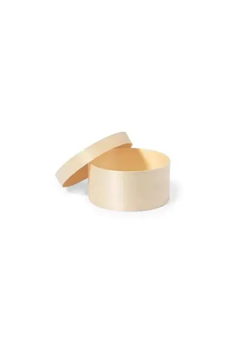 Makito Abedi · Caja redonda de madera