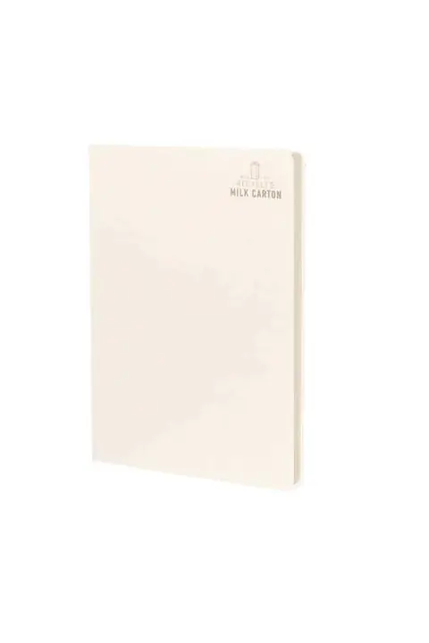 Makito Agnila · Libreta de cartón de leche reciclado