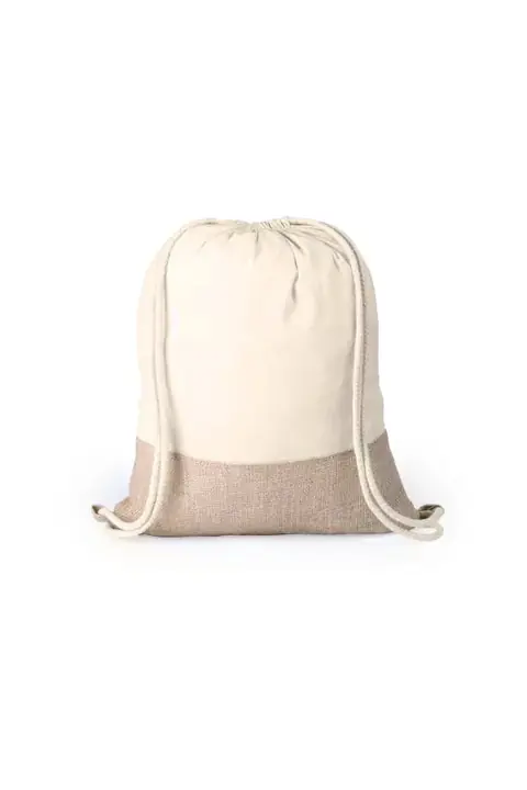 Makito Badix · Mochila de yute y algodón