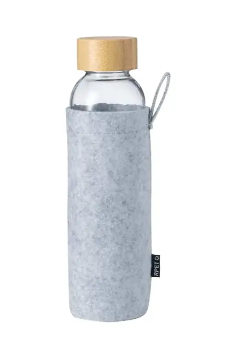 Makito Blorek · Bidón de cristal con funda de fieltro