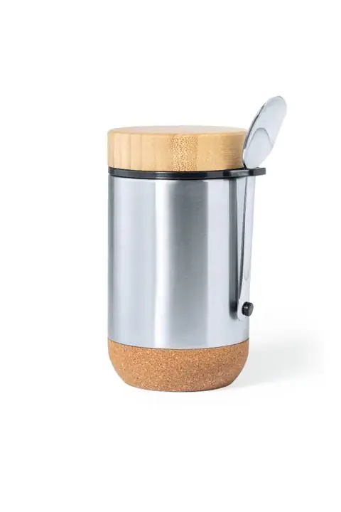 Makito Cambrix · Fiambrera redonda de acero