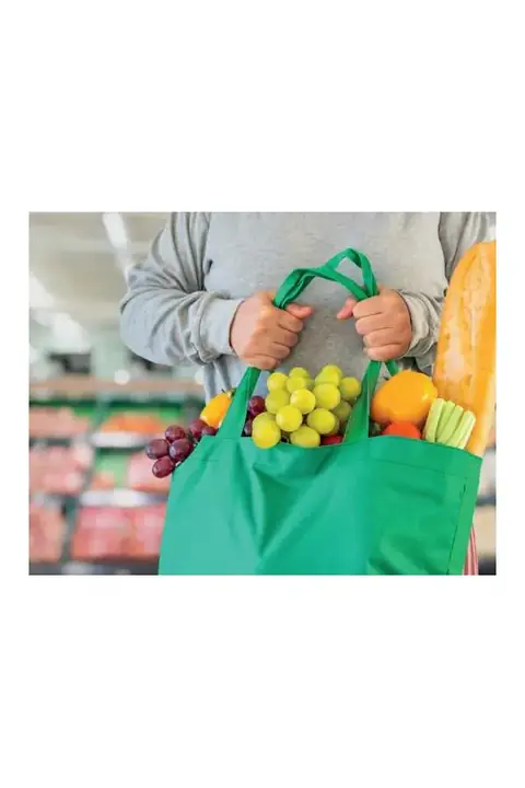Makito Charel · Bolsa plegable de algodón y corcho