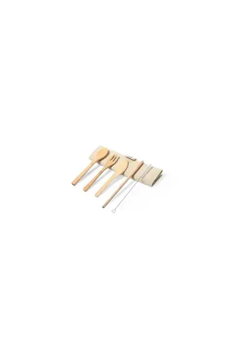 Makito Corpax · Set de cubiertos de bambú