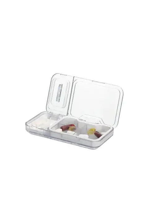 Makito Darkan · Pastillero de 4 compartimentos