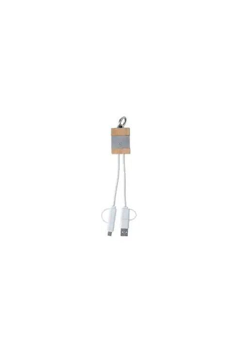 Makito Desak · Cable cargador de aluminio y bambú