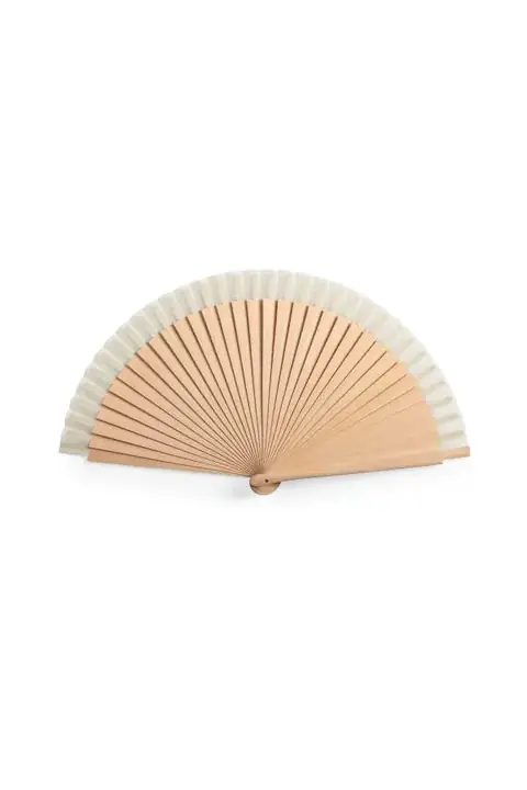 Makito Dubert · Abanico de madera y algodón
