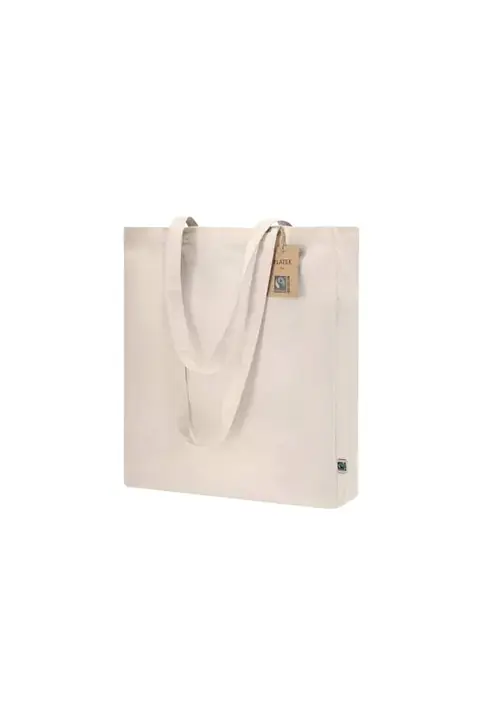 Makito Elatek Fairtrade · Bolsa de algodón con fuelle