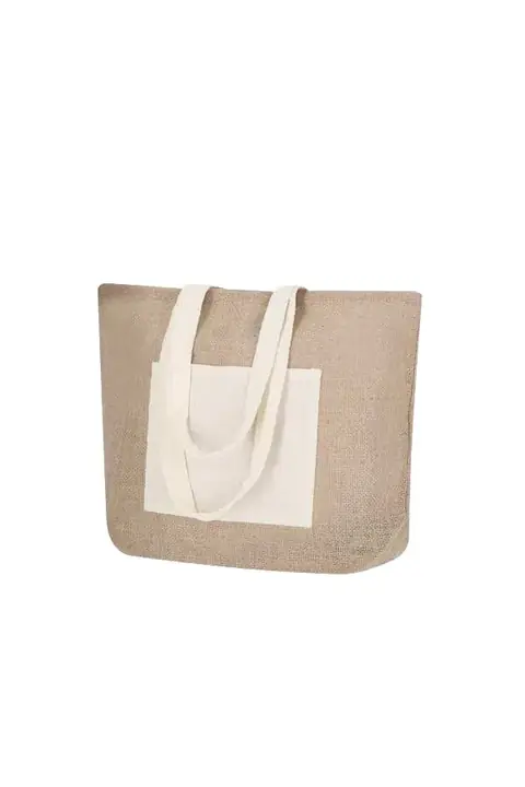 Makito Farus · Bolsa de yute y algodón