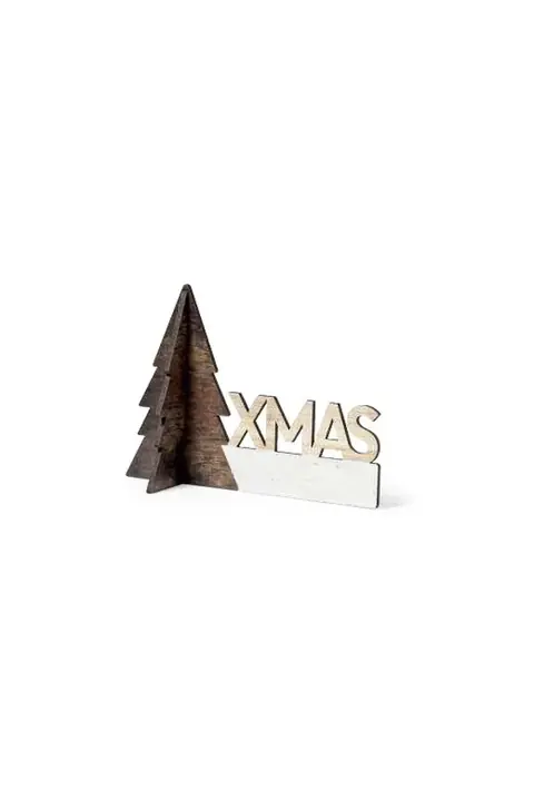 Makito Gemind · Adorno navideño de madera