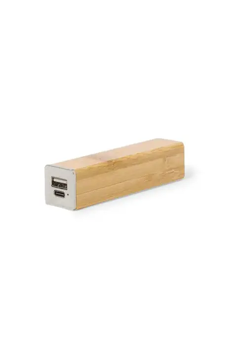Makito Godimer · Power bank compacto de bambú