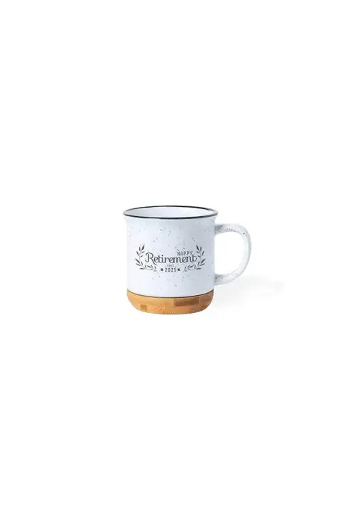 Makito Larray · Taza de cerámica y bambú