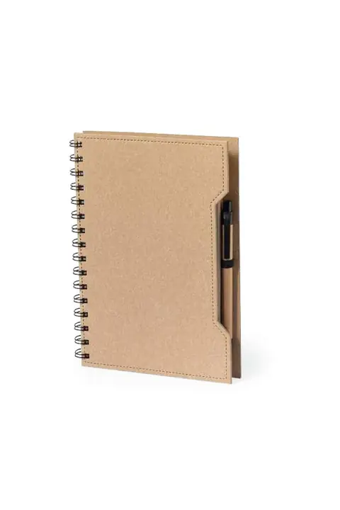 Makito Mecony · Libreta con notas y bolígrafo