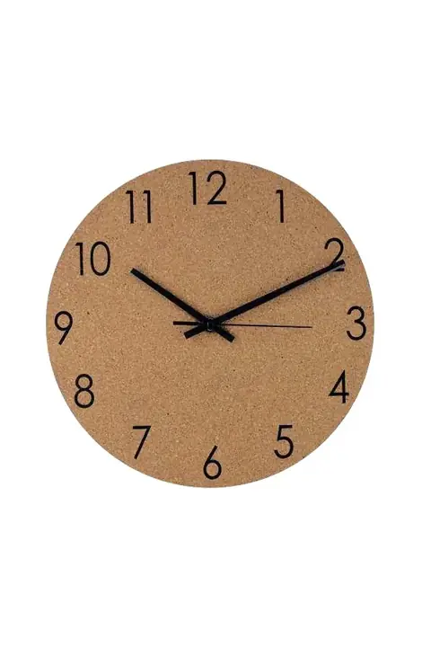 Makito Melzer · Reloj de pared de corcho