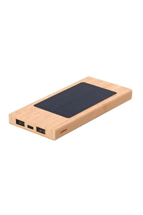 Makito Molden · Power bank solar de bambú