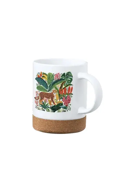 Makito Nala · Taza de sublimación de cerámica y corcho