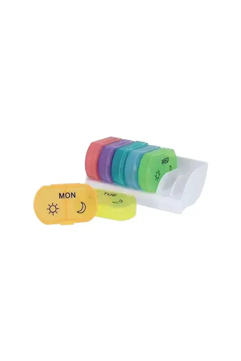 Makito Parnex · Pastillero de 14 compartimentos