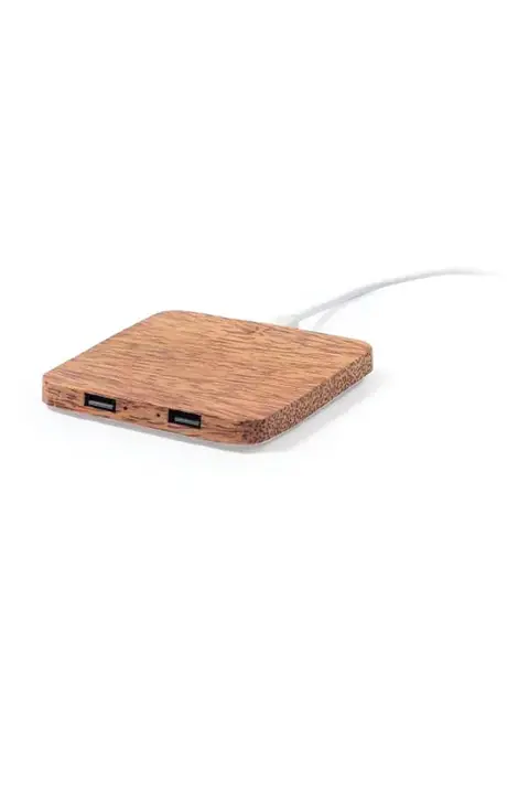 Makito Raston · Cargador de coco con salidas USB