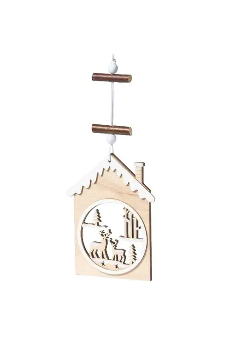 Makito Roman · Adorno navideño de madera