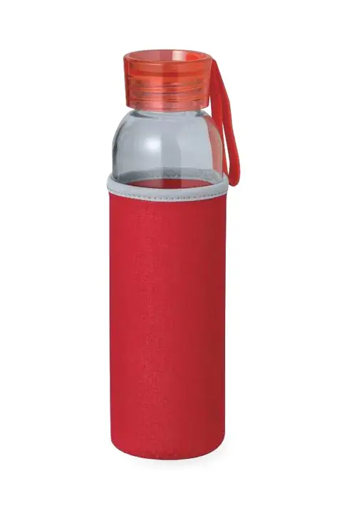 Makito Venen · Bidón de cristal con funda soft shell