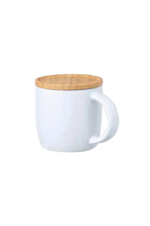 Makito Zenara · Taza de cerámica y bambú