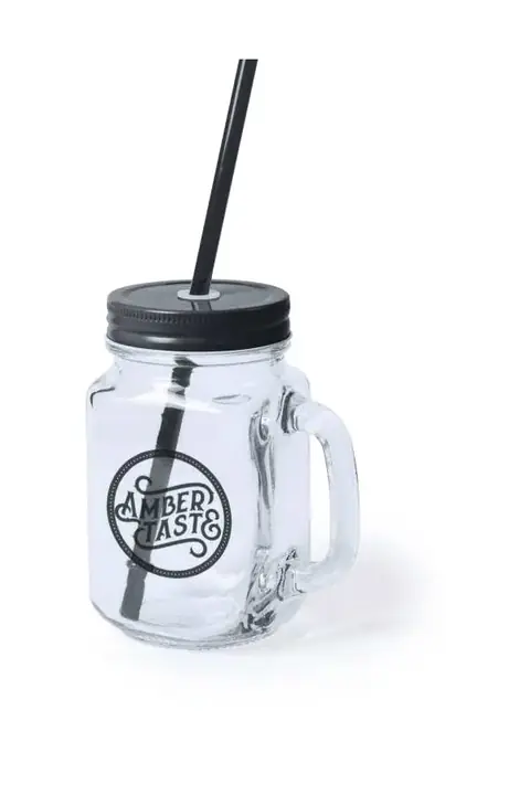 Makito Zilber · Vaso de cristal con funda
