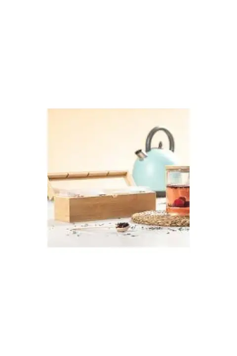 Makito Zirkony · Caja de té de bambú