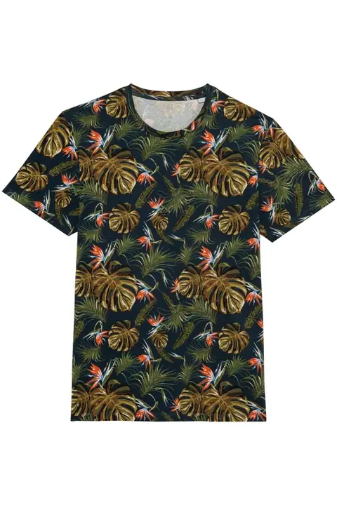 Native Spirit NS529 · Camisa hawaiana de manga corta Hombre