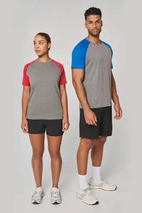 Proact PA4010 · Camiseta deportiva bicolor triblend
