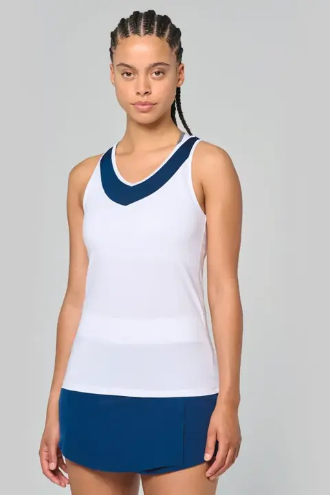 Proact PA4031 · Camiseta de pádel sin mangas bicolor Mujer