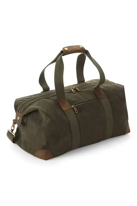 Quadra Heritage Waxed Canvas Holdall