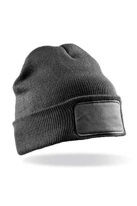 Result RC027X · Gorro de doble punto con parche