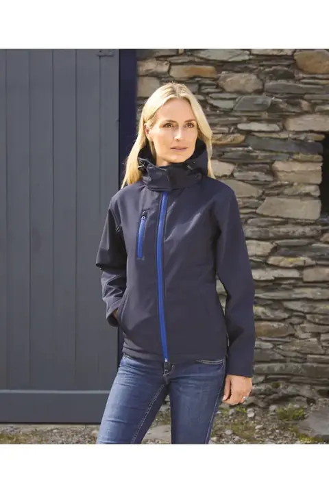 Result TX Performance Softshell con capucha Mujer