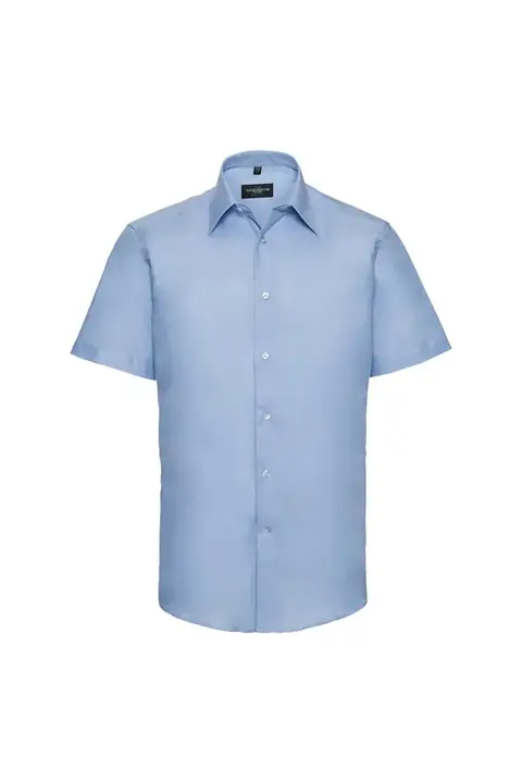 Russel 923M · Camisa oxford entallada manga corta Hombre