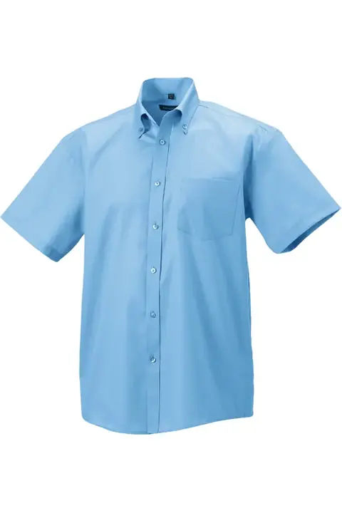 Russel Camisa clásica non-iron manga corta Hombre