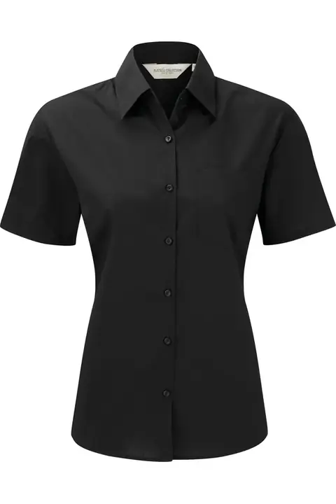 Russel R-935F-0 · Camisa de popelina manga corta Mujer